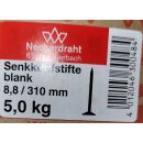 Senkkopfstifte blank 8,8/310 3,50€ / kg Aussenh/RegalX