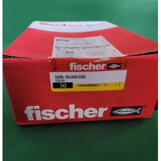 FISCHER Langschaftdübel SXR 10 x 180 FUS Sechskantschraube mit U-Scheibe 50 STK Aussenh/Regal3/8