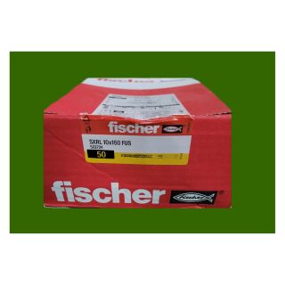 FISCHER Langschaftdübel SXRL 10 x 160 FUS Sechskantschraube mit U-Scheibe 50 STK Aussenh/Regal3/11