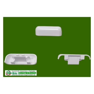 Wasserschlitzkappe Wasserkappe 46 x 15mm GKG 35 Weiß FachP4995
