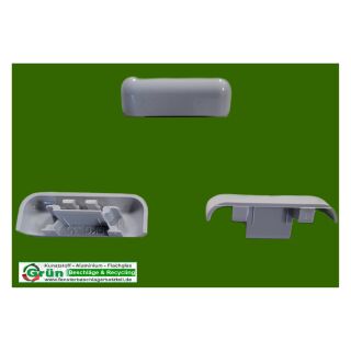 Wasserschlitzkappe Wasserkappe 46 x 15mm GKG 35 Lichtgrau FachP4994
