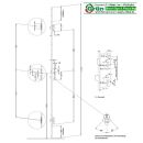 WINKHAUS MehrfachverriegelungT-F1660 L03/35 92/8 M2 MC...