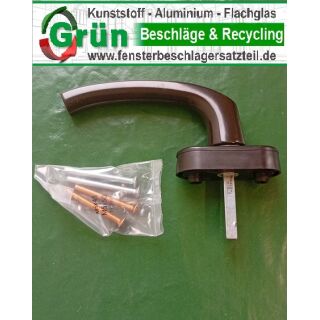 HOPPE Aluminium Dreh-/Kipp-Fenstergriff Flensburg mit Secustik - Braun FachP4974