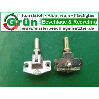 ROTO Ecklager 65820503001 - mit 1 Haltezapfen 9 x 6mm - Lagerbolzen 18 x 8mm FachP4980
