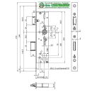 BKS Rohrrahmenschloss Panikschloss 1-flg. Funktion B PZ...