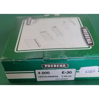 PREBENA Heftklammern E30CNKHA 4000 Stück Aussenh