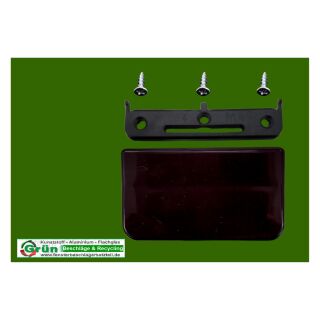 Ziehgriff Balkontürgriff - Kunststoff BG53 Schwarzbraun FachP5009