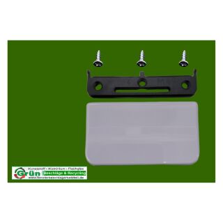 Ziehgriff Balkontürgriff - Kunststoff BG53 Silbergrau FachP5012 #4