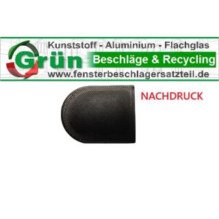 Abdeckung Abdeckkappe zu Glastürband 40x31x9mm schwarz NACHDRUCK