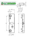 GU Uni Jet Türschnäpper Schnäpper Nutlage 13mm 9-52309-40-0 6837 81x23mm FachVR4/327