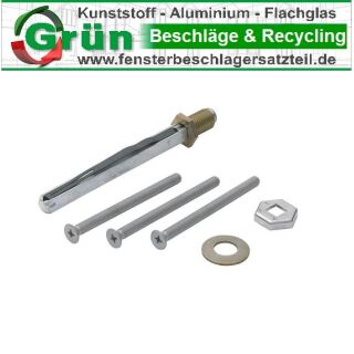 HOPPE Befestigungsset Vierkant 120 x 8mm - für Schutz-Wechselgarnitur 2012304 VKS3/007+008