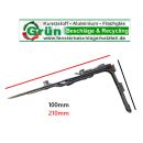 SIEGENIA AUBI Eckumlenkung TEVR/TEUL - mit 2 Pilzzapfen und Fehlbediensperre - DIN Links 210 x 100mm FachVR3/207