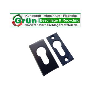WSS Schieberosette PZ Dunkelbronce 63 x 33mm - Stärke 5mm FachP5157