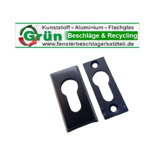 WSS Schieberosette PZ Dunkelbronce 63 x 33mm - Stärke 9mm FachP5158