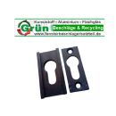 WSS Schieberosette PZ Dunkelbronce 63 x 33mm -...