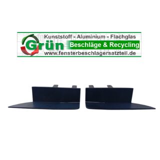 GEALAN Stulpkappe für Profil 6029 - Schwarz 1 Paar - 6424 ASA 001 FachP5162