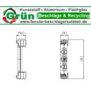 SIEGENIA Scherenlager Axerlager 74 mit 2 Haltezapfen 6 x...