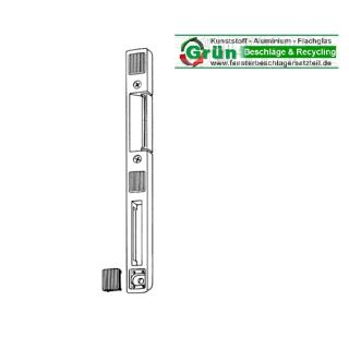 FUHR Haustürschließblech 220x20mm Riegelschließteil  47987  mit Fallenteil 47861 Links 4mm Falzluft 220x20mm FachP5457