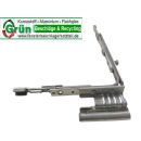 SIEGENIA Eckumlenkung TEUL H-4/18-9 - DIN Rechts mit 1 Pilzzapfen 110 x 178mm FachB305