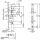 WILKA Rohrrahmenschloss Einsteckschloss 1438 45/72/8 Stulp 24x6x245mm Dorn 25 DIN Links/Rechts VKW1/408