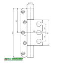 SIMONSWERK Objektband VARIANT VX 7939/160 für gefälzte Türen FachVRFR/091