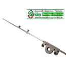 SIEGENIA AUBI Getriebe Variabel - GM 8_2 FFH 800-1100 mit 2 Sicherheits Pilzzapfen und 1 Rollzapfen FachPR3/010