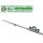 SIEGENIA AUBI Getriebe Variabel - GM 8_2 FFH 800-1100 mit 2 Sicherheits Pilzzapfen und 1 Rollzapfen FachPR3/010