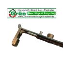 FUHR Anschlussstück Kippriegelbauteil 155mm länge - 12484 - mit 1 Rollzapfen und 1 Bolzen FachVR3/313
