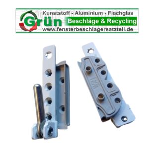 MACO Ecklager DT160 mit 6mm Positionszapfen 18Ü DIN Links 4/18 12/18 RAL9016 Weiß FachVR4/423