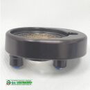 SCHÜCO Griffrosette Ral 9005 Schwarz SchrankP280/7