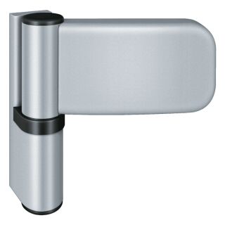 SIMONSWERK 3D  Aufschraubband Haustürband K3035  für Überschlagstärken von 15-19 mm Silber