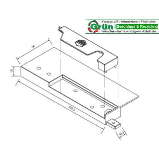 MACO Adapter Transit ausziehbar Multi Power links grau FachP5326