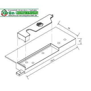 MACO Adapter Transit ausziehbar Multi Power rechts grau FachP5325