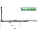 MACO MM Eckumlenkung waagerecht FFB 320-1650 - mit 1 i.S Pilzzapfen und 1 Kippzapfen ( eckig )  1608  FachB714