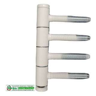 SIMONSWERK Einbohrband 100mm Rollenlänge, Stift Ø 8mm , Rollen Ø 15mm 4-teilig DIN LINKS RECHTS verkehrsweiß FachP5351