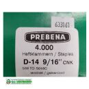 PREBENA Prebena Heftklammern D-14 9/16" 4000 Stk...