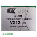 PREBENA Prebena Heftklammern VX12 3000 Stk Aussenh