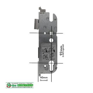 GU Hauptschlosskasten 20044-EF-0-1 92 mm Entfernung, 40 mm Dorn, für für selbstverriegelnde Mehrfachverriegelungen SecuryAutomatic FachP5450