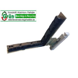MACO MM Falzeckband DT160 - mit ÜV und Unterlage montiert - DIN Rechts 12/18-13 RAL 9016 Weiß FachVR3/338
