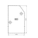 SIEGENIA Abdeckkappe L PSK LI RAL9003 HB11/85