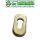 Schieberosette 73 x 33mm - Stärke 6mm - Gold FachVR4/490