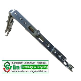 SIEGENIA Eckumlenkung VSO Stulp - 1 ES Pilzzapfen - Schenkelmaße 140 x 140mm - ohne vormontiertem Schließblech FachVR4/492