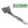 GU Scherenarm Axerarm 240 - FFB 400-500 DIN Rechts 6-31690-20 - NL 13 , Überschlag 20mm Raum7W1R1/17