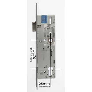 BKS Rohrrahmenschloss B-18260-25-U-8 92 mm Entfernung, 25 mm Dorn,  VKW1/431