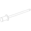 Alu-Blindnieten 7801 Ral 9016 matt