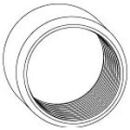 Ausgleichshülse für Nocken 10/12 mm