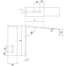 greenteQ Einschubwinkel 40/95 mm