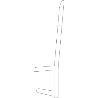 Q-LON Stulpflügeldichtung DX 1362 weiß