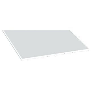 Flachp. m.Sollbruchstr. 80x2x6000mm Weiß