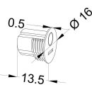Magnetbuchse UMV/H4 gr